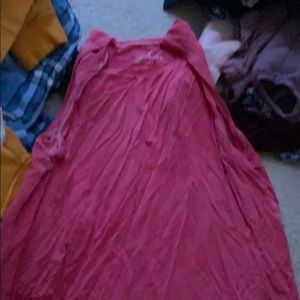 pink american eagle muscle tee tank